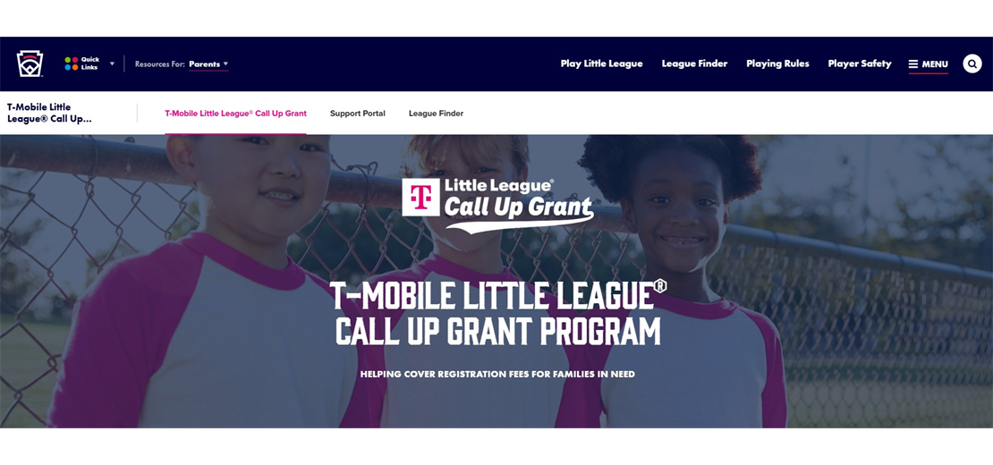 T-Mobile Call Up Grant
